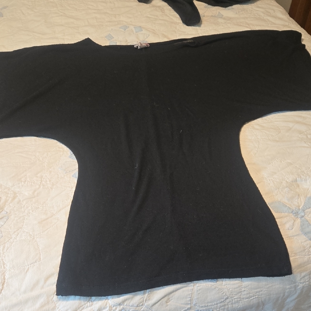 Black Batwing Sweater